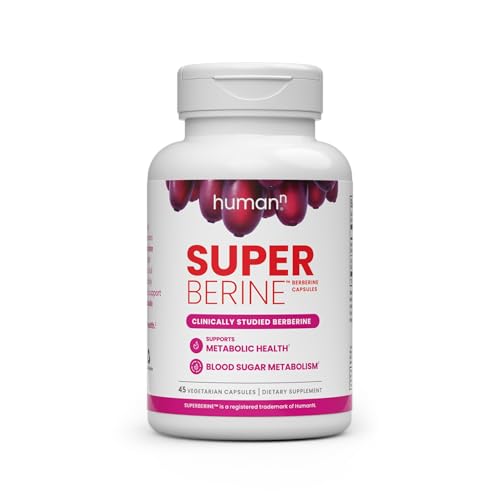 humanN SuperBerine Berberine Supplement - 45 Capsules