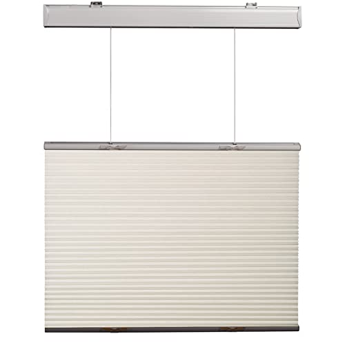 Top Down Bottom Up Cordless Cellular Shades, Light Filtering Window Shades Blinds for Bathroom Kitchen Windows Doors, Beige