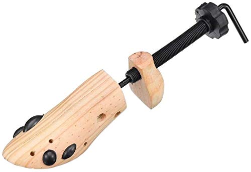 N\A Luck Zapatos rápidas, Zapatos de Madera PU Ancho Extender Ajustable de Alta talón de los Zapatos árboles Shaper Camilla Herramientas S/M/L Unisex Botas Expander árboles Rack