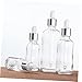 MERRYHAPY 10pcs Glass Dropper Bottles Fillable Essential Oil Bottles for Cosmetics Beauty