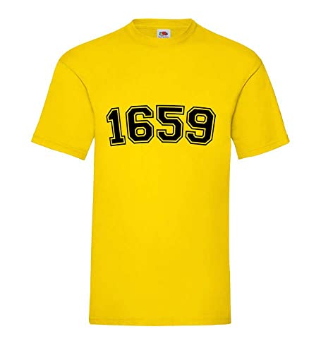 T-shirt homme jaune XXXL en maille douce modèle 1659 haute résistance