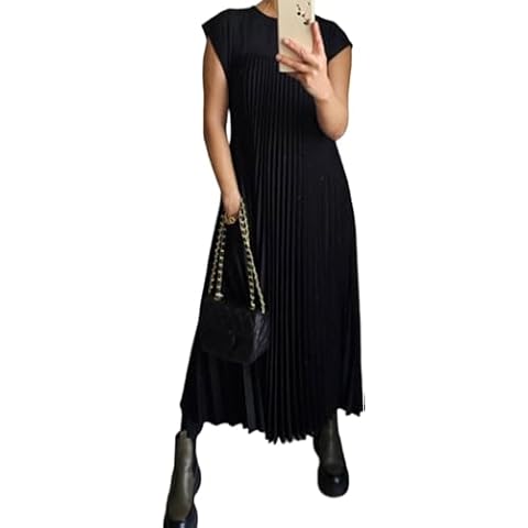 Robe plissée Beautyhis Noir XL Cover