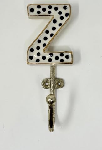 Knobs By Blossom Alphabet Ceramic Hooks (Z)