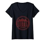 Photo Gallery donna boston massachusetts souvenirs orgoglio maglietta con collo a v Photo Gallery donna boston massachusetts souvenirs orgoglio maglietta con collo a v