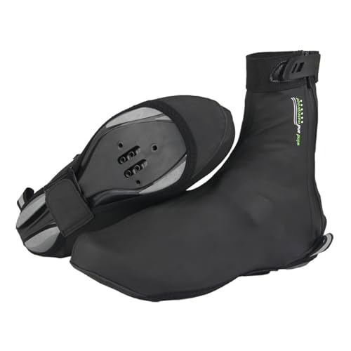 Couvre-chaussures de cyclisme imperméables et isolés avec doublure polaire - 2