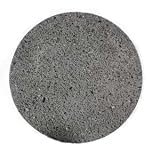 Volcanic Rock Cooking bricks, flat round, 12-inch, lava cooking stone pizza, meat, seafood and vegetables. Outdoor steak barbecue. Stone grill. Stone grill