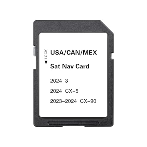 Carte SD de navigation mise à jour cartes USA Canada Mexique compatible 3 CX-5 CX-90