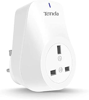 Tenda SP3 Smart Plug,Alexa Plug WiFi Timer Plug Compatible with Amazon Alexa & Google Home,Wireless Remote Control Plug Socket No Hub Required,2.4GHz Only(1 Pack)