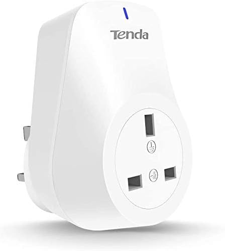 Tenda SP3 Smart Plug,Alexa Plug WiFi Timer Plug Compatible with Amazon Alexa & Google Home,Wireless Remote Control Plug Socket No Hub Required,2.4GHz Only(1 Pack)