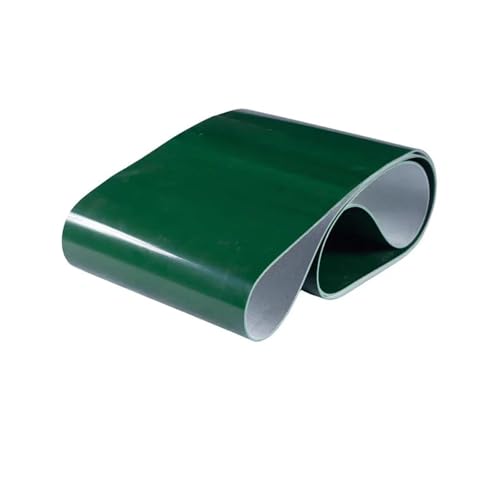Banda transportadora de transmisión verde industrial fabricada en PVC flexible de 2050mm