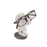 ED-Lumos Holz Tier Brillen Halter Stand Hund Brillen Display Rack Organizer für Schreibtisch Nachtständer & Home Décor