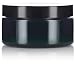 Green PET Plastic (BPA Free) Refillable Low Profile Jar - 8 oz (6 Pack) + Spatulas and Labels