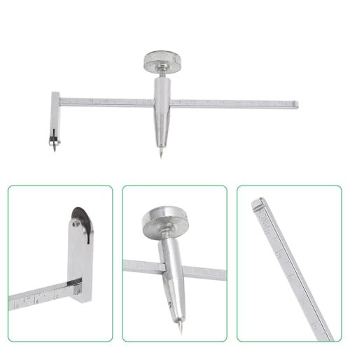Msiud Drywall Circle Cutter, Adjustable Hole Cutter Dry Wall Pivot Point Drywalls Tools Easy Side to Diameter Adjustment for Cut Round Holes in Material and Ceiling Tiles by Msiud - Image 4