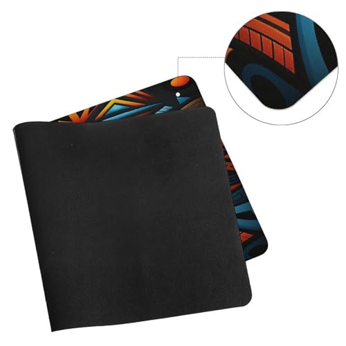 Mouse Pad Grande Estilo Africano Antideslizante Impermeable miniatura 7