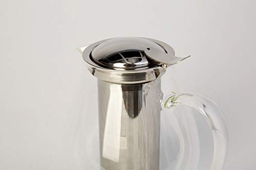 Wilmax Thermo Glass Tea Pot (29 Fl Oz)|Open Stove Safe #TOP3