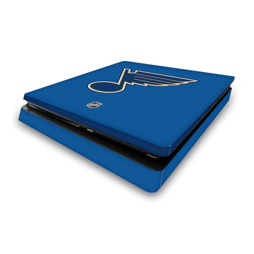 Autocollant vinyle St Louis Blues PS4 Slim pour masquer les rayures et relooker la console