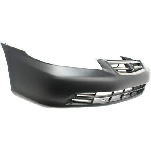 Image of FitParts Compatible with Honda Accord 2001-2002 Front Bumper Cover | Primed, Without Parking Sensor Holes, Sedan, Ready to Paint, OEM 04711S84A91ZZ, HO1000196