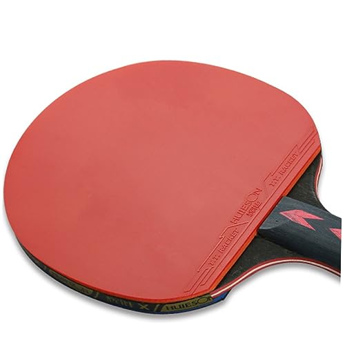 BESPORTBLE Table Tennis Racket Set 2pcs 5 Star Carbon Fiber Paddles Double-Sided Pimples Teen Junior Player Horizontal Grip