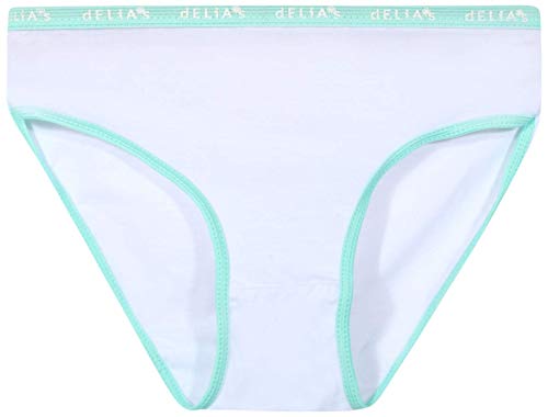 dELiAs Girls Cotton Bikini Underwear Multipack - 20 Pack, Assortment 5, Size 10/12'