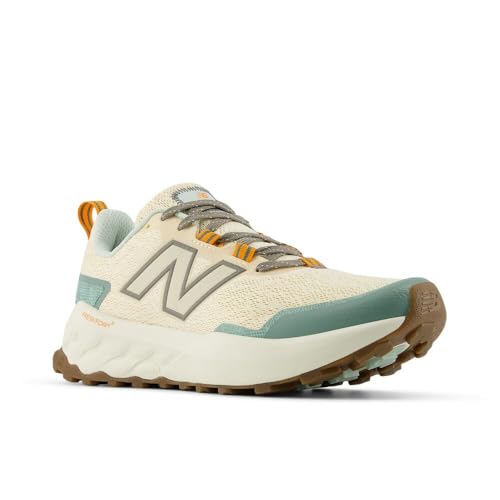 New Balance New Balance Women's Fresh Foam X Garoé V2 Trail Running Shoe, Calcium/Dark Juniper/Dockside, 11 M