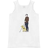 Unisexo Azeeda Pequeño \'Ciego y Perro Guía\' Chaleco para Adultos/Tapa de Tanque (AV00066369)