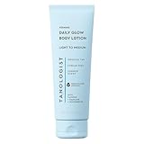 Tanologist Firming Daily Glow Body Lotion- Light/Medium, Fast-Developing, Transfer-Proof Gradual Self Tanner, Summer Scent, Natural Not Orange, Lasts 7 Days, Vegan Formula, 8.45 fl oz