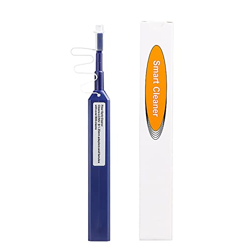 PW TOOLS Fibre Optique - Nettoyage des connecteurs Fibre Optique - Stylo Nettoyage Fibre Optique avec Plus 800 nettoyages pour LC/MU 1.25mm UPC Ferrules Type