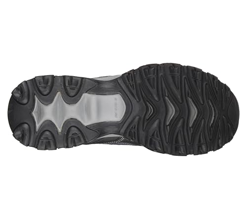 Image of Skechers Men's Afterburn M. Fit Fashion Sneakers - Leather Upper, Memory Foam Insole, Rubber Outsole