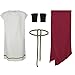 NEKIFUI Men's Toga Costume Adult Greek God Roman Party Accessories Set(Z3744RD,L)