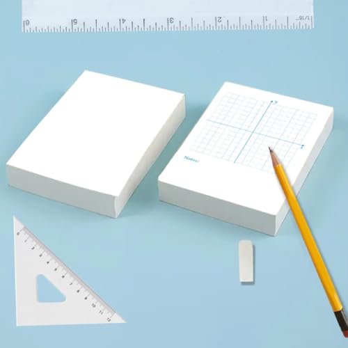 Cuaderno de práctica de ejes XY TEHAUX con hojas de doble uso para matemáticas 6
