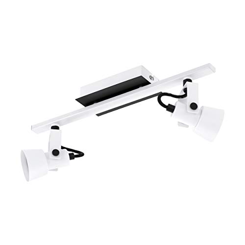Preisvergleich Produktbild EGLO TRILLO Spot, Deckenleuchte 2-flammig, Stahl, 5 W, weiss, schwarz