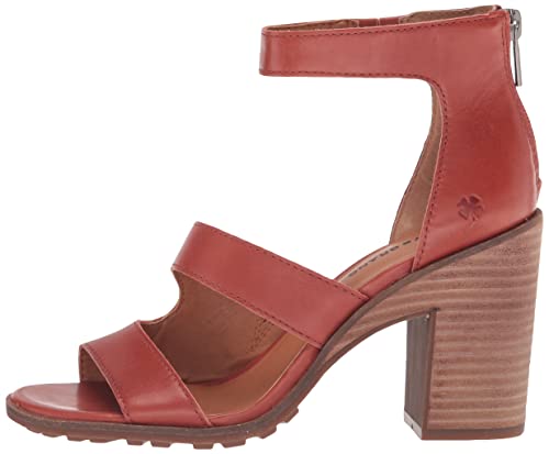 Lucky Brand Women's Valka Ankle Strap High Heel Sandal Heeled, Rancho Red, 10 #TOP7
