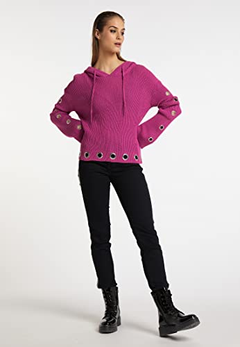 Pull à capuche femme en coton bio molletonné avec poche kangourou - 4