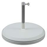 Vispronet Sonnenschirmständer Betonfuß ø 45 cm/20 kg für Rohr ø 25 mm Sonnenschirme ✓ Sonnenschirmhalterung