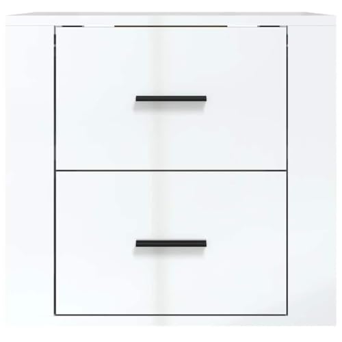 Table de chevet murale haut de gamme en bois d'ingénierie de style épuré - 7