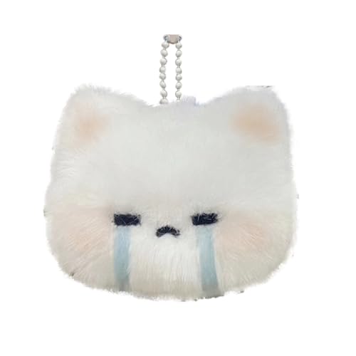 Genikeer Charm De Conejo Para Bolso - Llavero Chirriador De Peluche Para Decorar Mochilas | Charm de Bolso de Conejito - para Monedero Cartera