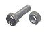 10 X HEX BOLT SET SCREW 4.8 GRADE M10 40MM BZP ZINC PLATED WEATHER RESISTANT