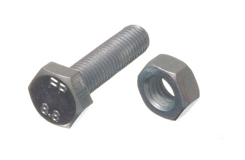 Amazon.com: HEX BOLT SET SCREW 4.8 GRADE STEEL M10 X 40MM