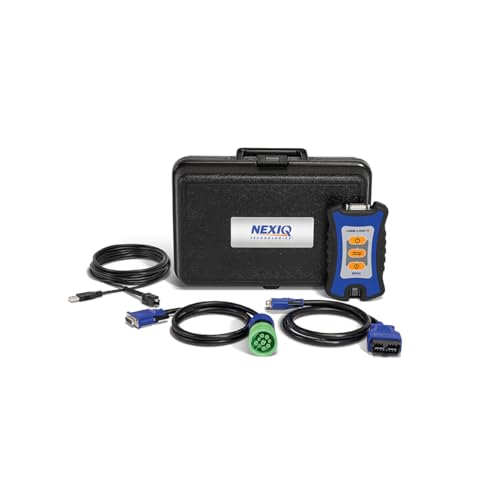 Image of NEXIQ Tech 121054 USB-Link 3 - Wired Vehicle Diagnostic Scanner, Vehicle Powered, Blue, Compatible with Windows 10, Windows 11, iOS, Android