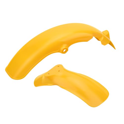 M MATI Front & Rear Fender Set Yellow Mudguard for Suzuki JR50 1978-1999 53111-04420-25Y 63111-04411-25Y