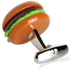 Gemelos Cuff-Daddy Hamburguesa con Caja miniatura 4