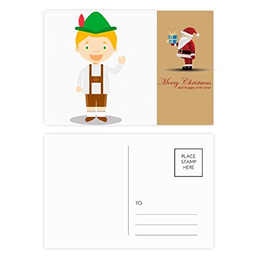 Cartes postales Père Noël pour vos vœux au coin du feu en famille