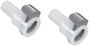 (2) Pack Air Hose Quick-Connect Female Connector Replacement Part for Sleep Number Bed F-236 (For Beds With 3/8″ Inside Diameter Hoses Only)