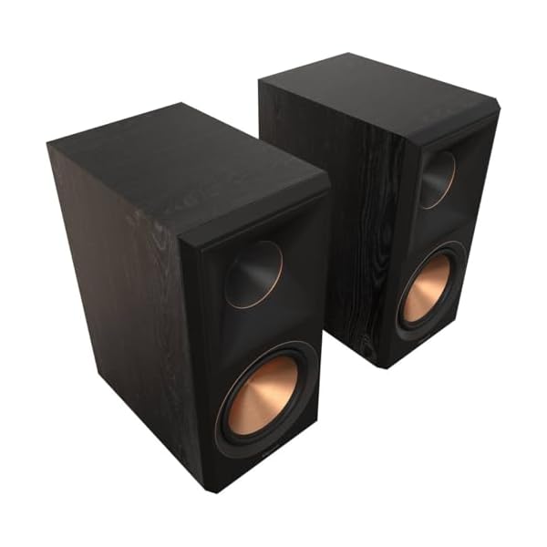 klipsch Reference Premiere RP-600M II Ebony Bookshelf Speakers