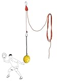 Pickleball Swing Trainer with Pulley System,Adjustable Hitting Aid for Muscle Memory & Stroke Practice | solo practice tools with 13ft Reflective Rope for Kids/Adults/elderly Indoor/Outdoor Use