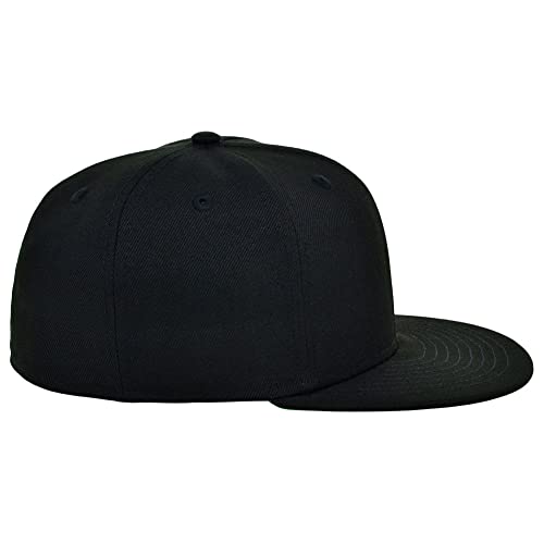 Image of Lids Blank Premium Full Court w /Colored Under Visor Fitted Cap