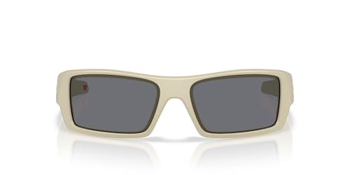Oakley Mens OO9014 Gascan Rectangular Sunglasses Matte Sand/Grey 60mm
