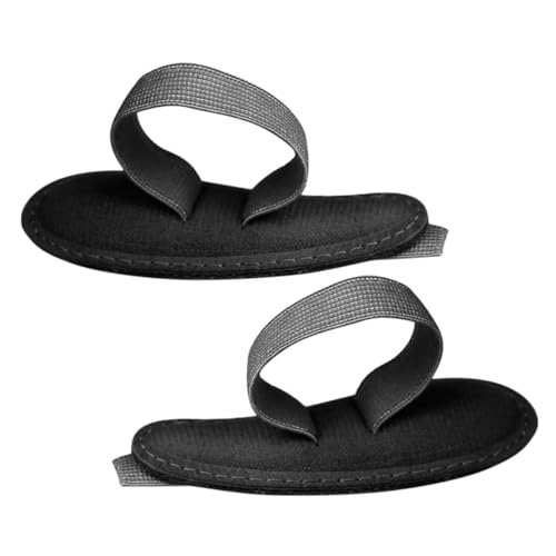 NOLITOY 2pcs Toe Orthosis Feet Shoes Inserts Spreaders for Women Spacers Support Separators Toe Cover Toes Toe Cushion Sleeves Toe Protectors Black Elastic Band