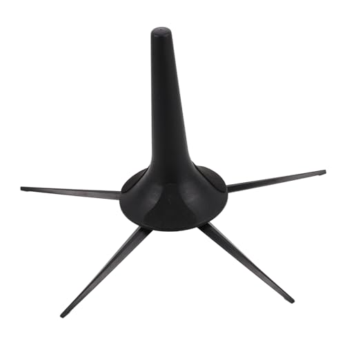 ibasenice Small Instrument Stand Portable Metal Trumpet Holder Sturdy 5-leg Foldable Stand for Easy Maintenance