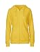Produktbild Green Cat Damen Kapuzenjacke, 100% Bio-Baumwolle. Fairtrade, Oeko-Tex und Ecolabel Zertifiziert, Textilfarbe: gelb, Gr.: XXL